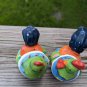 Vintage Bone China Chicken Shakers