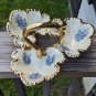Holley Ross PA 3 Compartment Gold Handled Nuts Dish