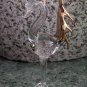 Gold Metal Over Glass Mini Rooster Figurine 2.5"