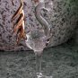 Gold Metal Over Glass Mini Rooster Figurine 2.5"