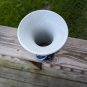 Blue And White Palm Blossom Vase