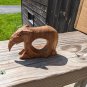 Vintage Small Hand Carved In Kenya Wooden Elephant 4"