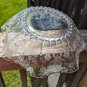 Vintage Ruffled Serving Bowl 1930s/1940s Raised Flower Basket Design 12"...