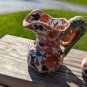 Two(!) Masonâs Ironstone Imari Pitchers With Hydra Handles Multicolor Lively 6"