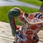 Two(!) Masonâs Ironstone Imari Pitchers With Hydra Handles Multicolor Lively 6"