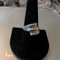 Sterling Silver Marked 925 Three Line Filled Spiral Ring Size 9.5