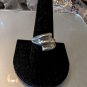 Sterling Silver Marked 925 Three Line Filled Spiral Ring Size 9.5