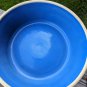 Monmouth Western Stoneware Casserole Dish & Lid Periwinkle Blue Vintage Nice