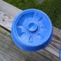 Monmouth Western Stoneware Casserole Dish & Lid Periwinkle Blue Vintage Nice