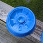 Monmouth Western Stoneware Casserole Dish & Lid Periwinkle Blue Vintage Nice