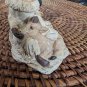 Beautiful Maiden With Deer In Lap Resin 4" Figurine