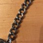 Vntg Silver Tone Necklace Concho Turquoise Pendant Southwestern Heavy 18"