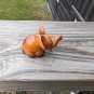 Vintage Miniature Ceramic Baby Elephant 2" Hollow Figurine