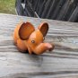 Vintage Miniature Ceramic Baby Elephant 2" Hollow Figurine