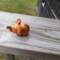Vintage Miniature Ceramic Baby Elephant 2" Hollow Figurine