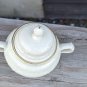 Rosenthal Classic White Germany Embossed Sugar Bowl with Lid Gold Trim