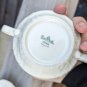 Rosenthal Classic White Germany Embossed Sugar Bowl with Lid Gold Trim