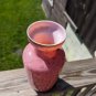 Pink Glass Flower Vase Medium