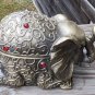 BOMBAY COMPANY ELEPHANT DESK SET WITH MAGNIFIER AND LETTER OPENER