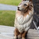 Vintage Lassie Collie Dog Ceramic Figurine Collectible Japan