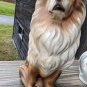 Vintage Lassie Collie Dog Ceramic Figurine Collectible Japan