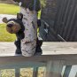 BEAR PEEK A BOO CANDLE HOLDERS TREE CLIMBER BEARS BIRCH TREE LEAVES 20"