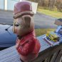 Vintage 50s MCM Carnival Chalkware Pig Bank 10" Tall