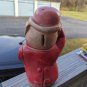 Vintage 50s MCM Carnival Chalkware Pig Bank 10" Tall