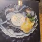 Caldor Inc No 210112/1 Chip & Dip Heavy Glass Dish Made In Japan