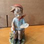 Erich Stauffer Little Bohemian Painter Figurine Porcelain U8543 Vintage Japan