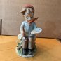 Erich Stauffer Little Bohemian Painter Figurine Porcelain U8543 Vintage Japan