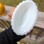 EAPG Milk Glass cornucopia covered sugar bowl Westmoreland