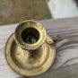 Vintage Andrea By Sadek Brass Candle Stick Holder Made In India TLC Needed