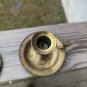 Vintage Andrea By Sadek Brass Candle Stick Holder Made In India TLC Needed
