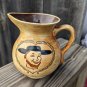 Vintage Pennsbury Pottery Pitcher Morrisville PA Hex Design 1950-1970 4" Tall