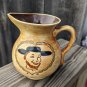 Vintage Pennsbury Pottery Pitcher Morrisville PA Hex Design 1950-1970 4" Tall