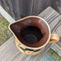 Vintage Pennsbury Pottery Pitcher Morrisville PA Hex Design 1950-1970 4" Tall