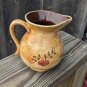 Vintage Pennsbury Pottery Pitcher Morrisville PA Hex Design 1950-1970 4" Tall