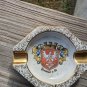 Vintage FRANKFURT On The Main Coat of Arms Ceramic Ashtray