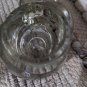 Vintage Avon Snug n Cozy Crystal/glass Votive Kitty Cat Candle Holder 5x2.75â