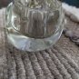 Vintage Avon Snug n Cozy Crystal/glass Votive Kitty Cat Candle Holder 5x2.75â