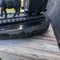 Unique Coal Mine Horse On Rail Black Stone Figurine
