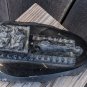 Unique Coal Mine Horse On Rail Black Stone Figurine