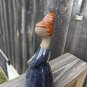 Vintage Swedish Faceless Woman Ceramic Figurine
