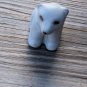 Vintage POD Studios Signed Miniature All White Polar Bear Figurine 3.5" Tall