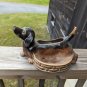 Vintage MCM 50s 10 Inch Dachshund Ceramic Planter Trinket Dish Weiner Dog