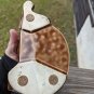 Vintage MCM 50s 10 Inch Dachshund Ceramic Planter Trinket Dish Weiner Dog