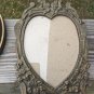 Heart shaped Metallic Desk Top Frame About 7x5"