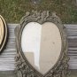 Heart shaped Metallic Desk Top Frame About 7x5"