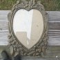 Heart shaped Metallic Desk Top Frame About 7x5"
